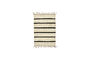 Miniature Tapis 90 x 60 cm Jute Noir et Naturel HDSima Détouré