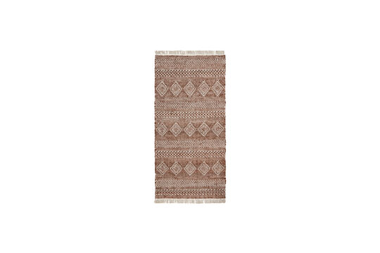 Voir la fiche produit tapis 90x200 cm Jute et Coton Marron Ethnic Tapis 90x200 cm Jute et Coton Marron Ethnic