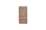 Miniature Tapis 90x200 cm Jute et Coton Marron Ethnic Détouré