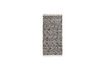 Miniature Tapis 90x200 cm Jute et Coton Noir et Naturel HDEthnic 1