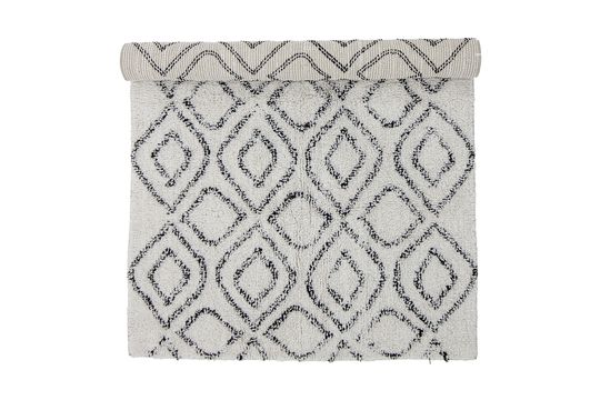 Tapis blanc en coton Katie