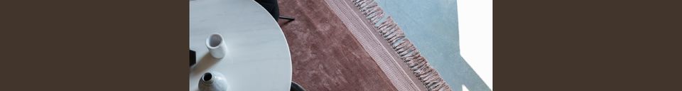 Mise en avant matière Tapis Blink 170X240 Rose