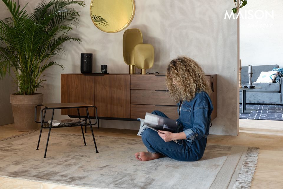 Un tapis au moelleux somptueux, et à la couleur douce