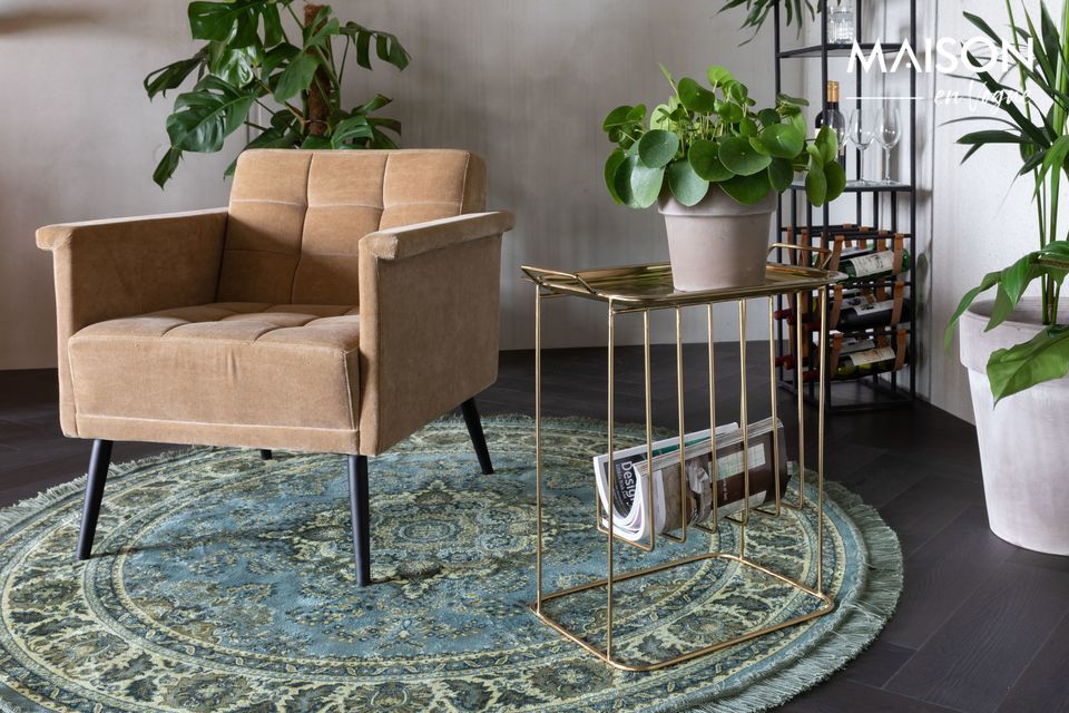 Tapis Bodega vert 175 centimètres DutchBone