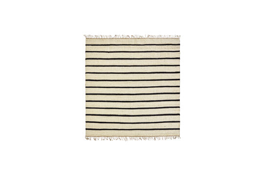 Voir la fiche produit tapis Carré 180 cm Jute Noir et Naturel Sima Tapis Carré 180 cm Jute Noir et Naturel Sima