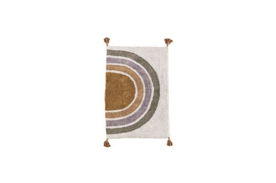 Tapis de bain en coton tufté multicolore Door