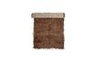 Miniature Tapis en cuir brun Serah 1