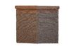 Miniature Tapis en jute brun Rodin 1