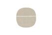 Miniature Tapis en laine beige 140x140 Oona 1