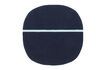 Miniature Tapis en laine bleu 140x140 Oona 1