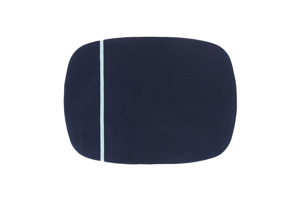 Tapis en laine bleu 175x240 Oona Normann Copenhagen