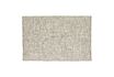 Miniature Tapis en laine et coton gris Poppy 1