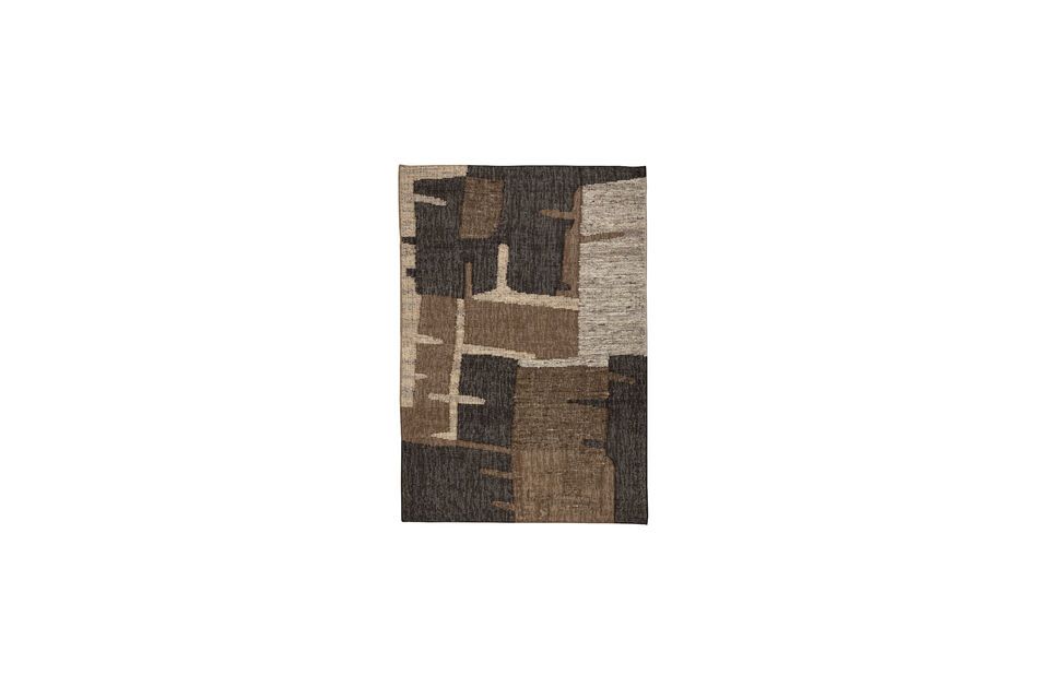 Tapis en laine marron Briton DutchBone