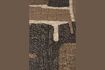 Miniature Tapis en laine marron Briton 5