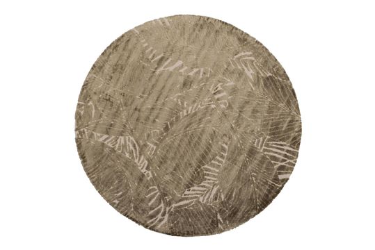 Tapis en tissu avec dessin plante Naya Détouré