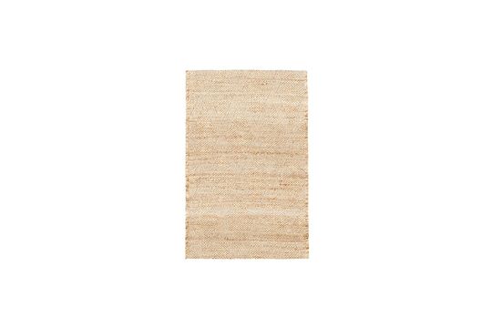 Tapis en tissu beige Mara