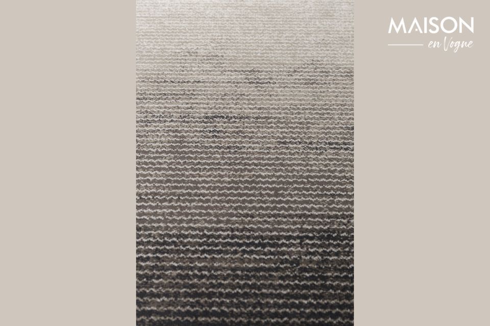 Tapis en tissu gris Obi - 6