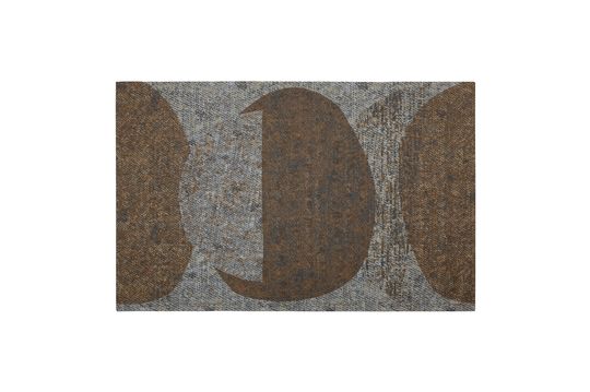 Tapis en tissu multicouleur Cira