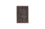 Miniature Tapis en tissu vert Bid Détouré