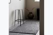 Miniature Tapis en tissus gris Mara 2