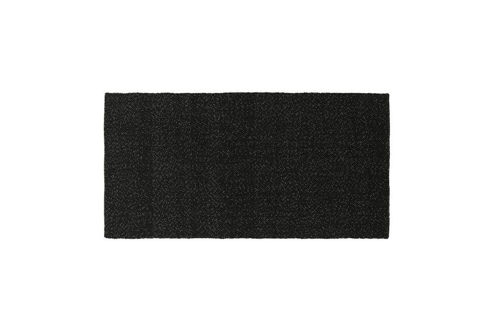 Tapis en velours gris foncé 100x200 Polli Normann Copenhagen