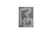 Miniature Tapis gris en coton Addo 3