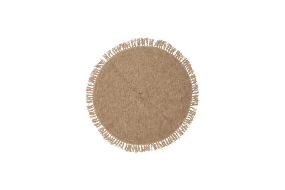 Tapis marron en laine Lenea Bloomingville