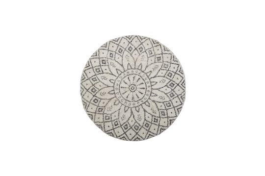 Tapis noir en coton Acton