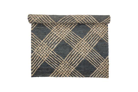 Tapis noir en jute Cat