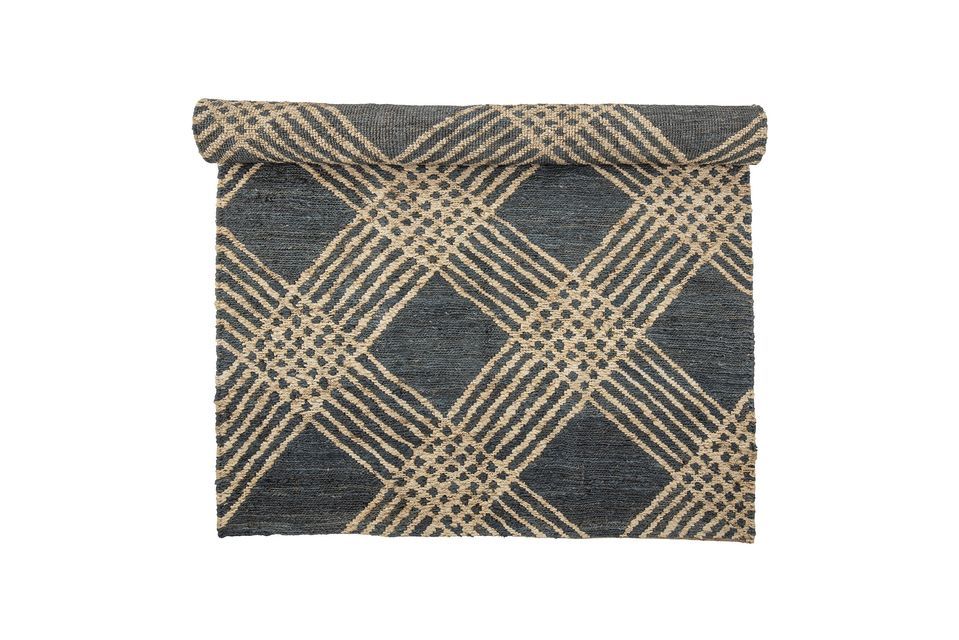 Tapis noir en jute Cat Bloomingville