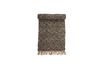 Miniature Tapis noir en toile de jute Aby 1