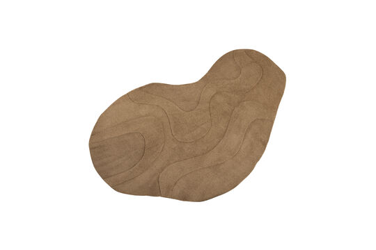 Voir la fiche produit tapis organique 170x240 cm polyester marron clair Alya Tapis organique 170x240 cm polyester marron clair Alya