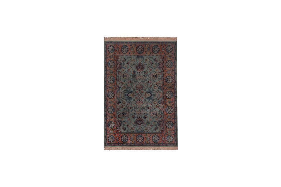 Tapis persan vert Old Bid - 8