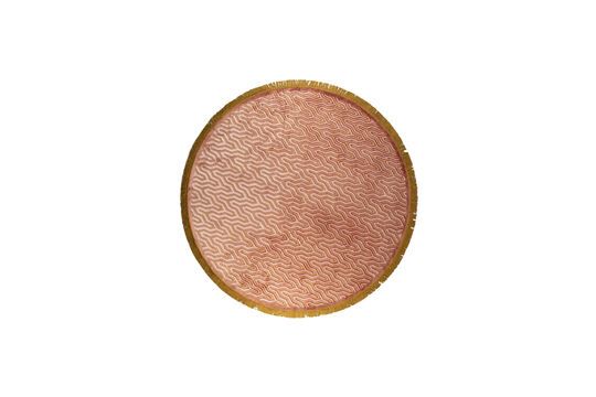 Tapis rond 200cm en tissu rose SoSoft