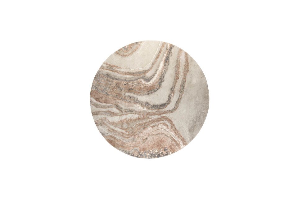 Tapis rond 240 cm gris Solar Zuiver