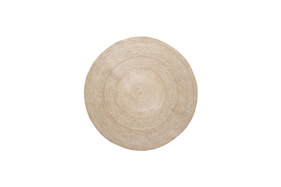 Tapis rond en jute clair Sage Hübsch