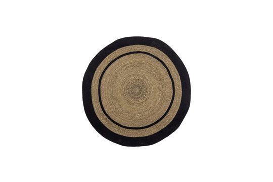 Tapis rond en jutte Lune Détouré