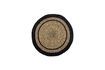 Miniature Tapis rond en jutte Lune 1