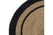 Miniature Tapis rond en jutte Lune 3