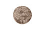 Miniature Tapis rond Ø200 cm polyester nougat Praline Détouré