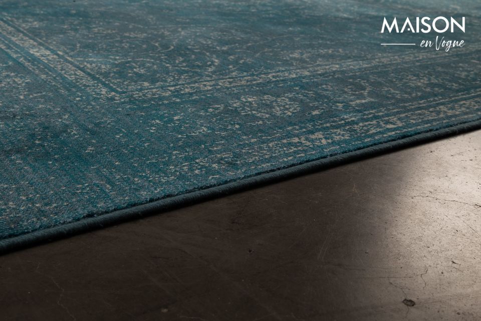 Tapis Rugged bleu - 4