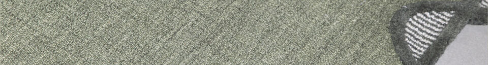 Mise en avant matière Tapis vert 160x230 Sugar Lines