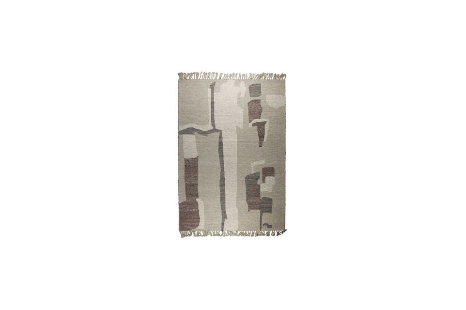 Tappeto 160x230 cm in lana arancione Caminito DutchBone