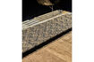 Miniatura Tappeto 260 x 83 cm Cotone e Juta Naturale e Nero HDMonta 2