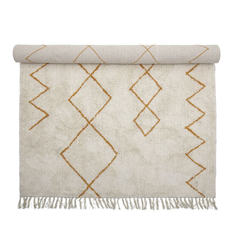Tappeto in iuta e cotone riciclato 160x230cm LODGE | Maisons du Monde