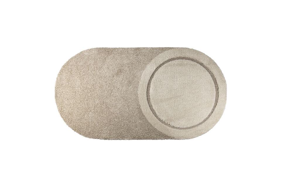 Tappeto in lana beige 160x300 cm Spark - 13