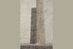 Miniatura Tappeto ovale 160x230 cm in lana grigia Zest 4