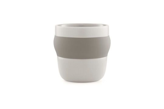 Tasse à café en céramique beige Obi Détouré