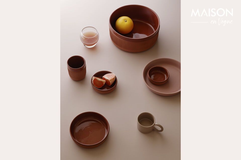 Vous apprécierez le côté rustique et chaleureux de cette tasse