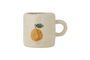 Miniature Tasse en grès blanc Agnes Détouré
